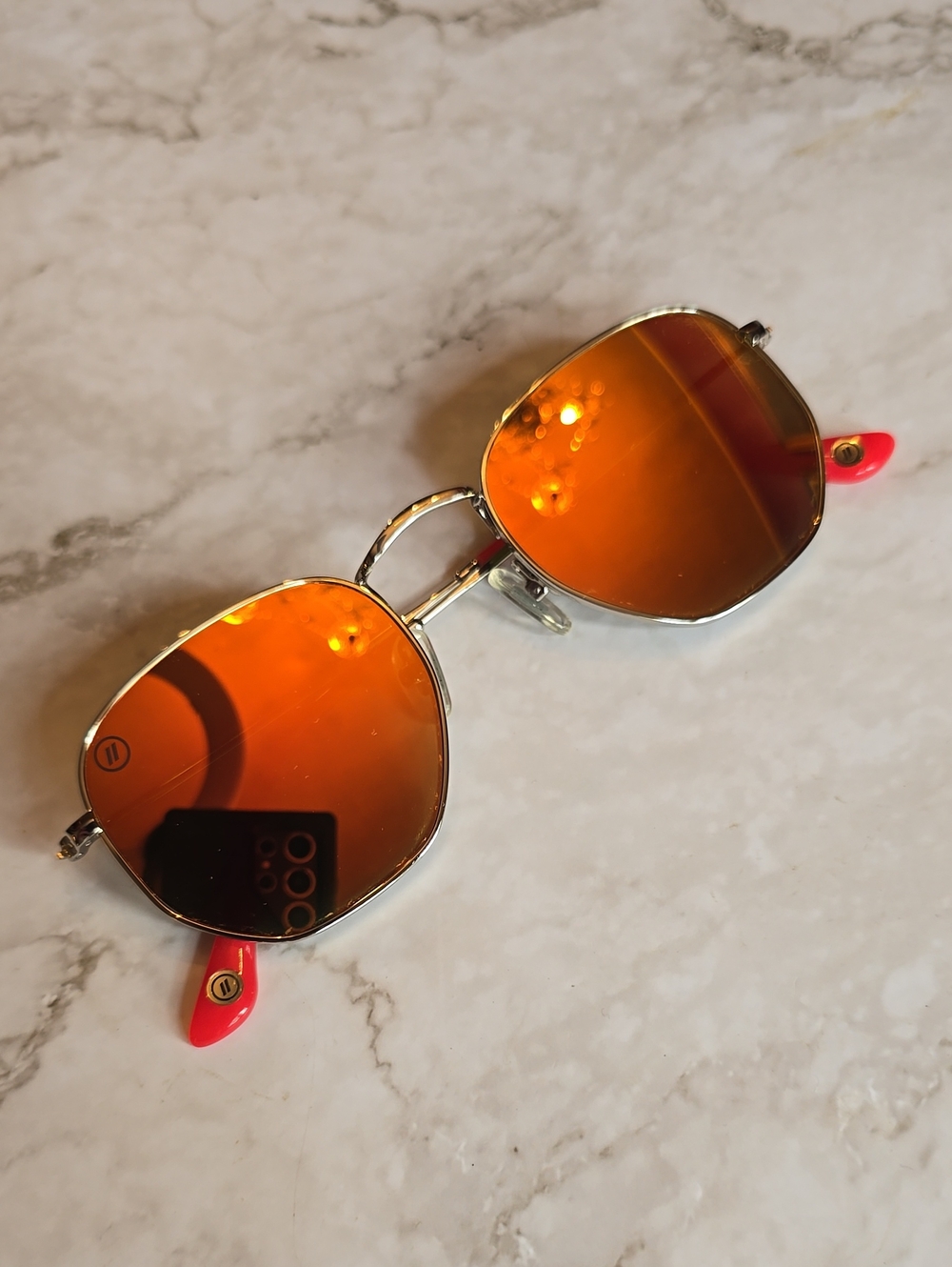 Like New Blenders Red Starlets Sunglasses, Retired